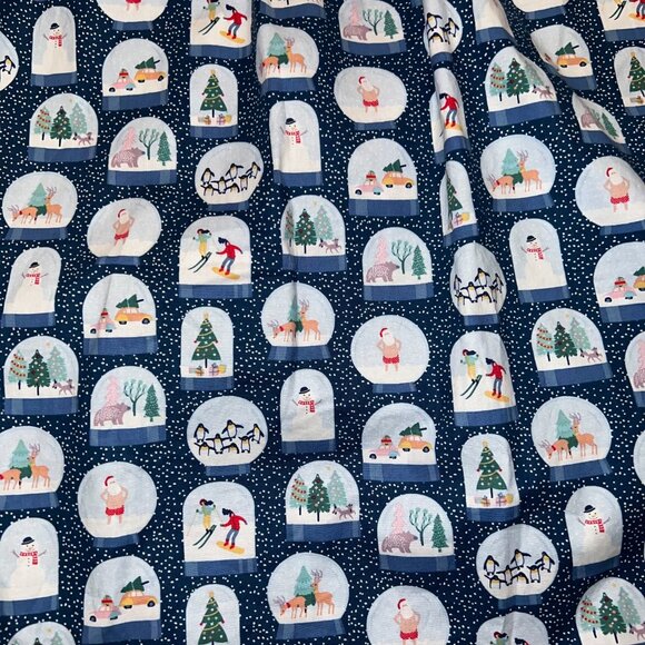 Retrolicious A-Line Skirt Size M Snow Globe Print in Blue - Picture 2 of 7